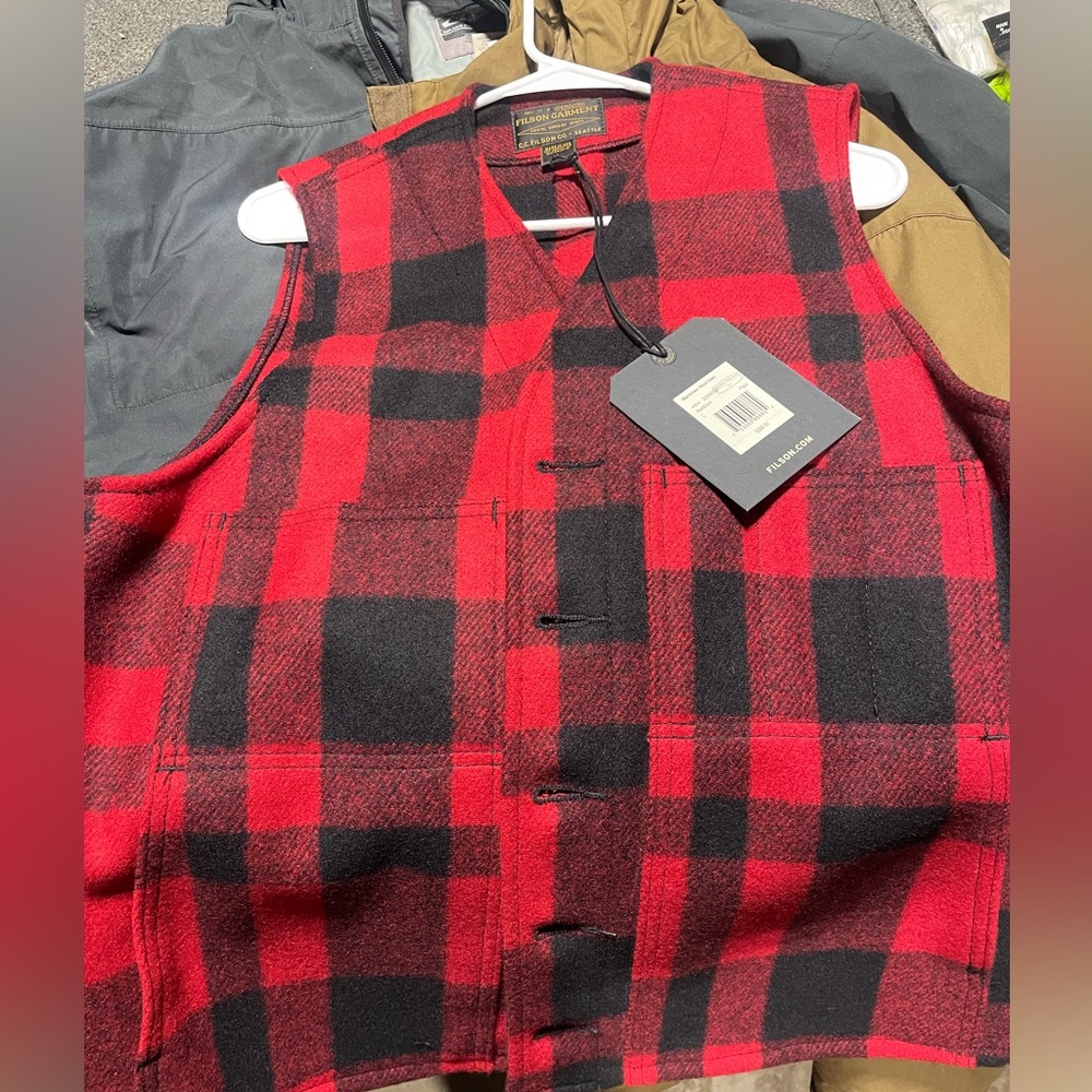 Filson Mackinaw wool vest